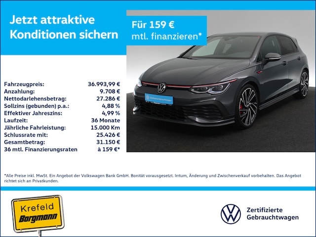 Volkswagen Golf 2.0 TSI GTI Golf VIII