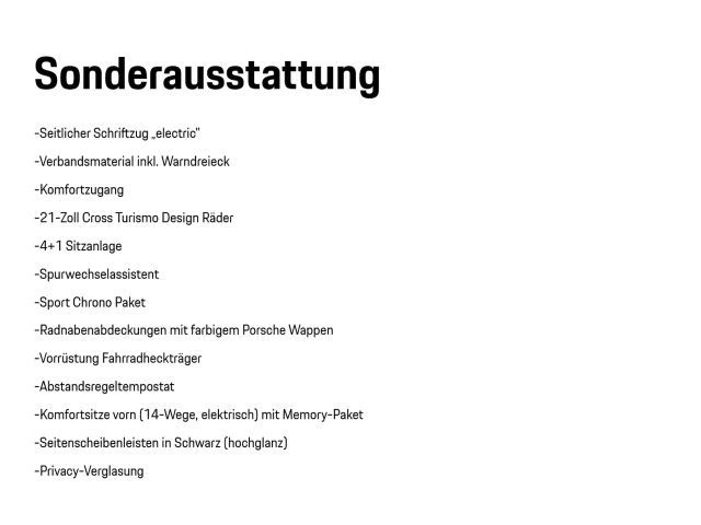 Porsche Taycan 4 Cross Turismo