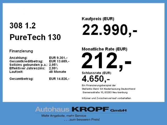 Peugeot 308 GT-Line PureTech