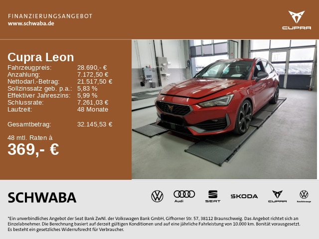 Cupra Leon 2.0 TSI 4Drive Sportstourer VZ