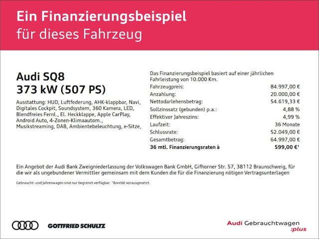 Audi SQ8 Competition Quattro
