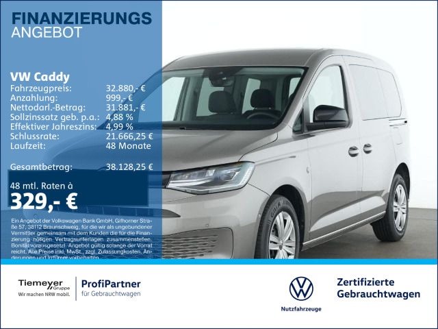 Volkswagen Caddy Caddy TSI ANSCHLUSSGARANTIE ST.HEIZ AHK LED NAVI