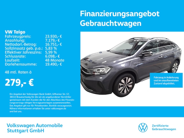 Volkswagen Taigo 1.0 TSI DSG Life