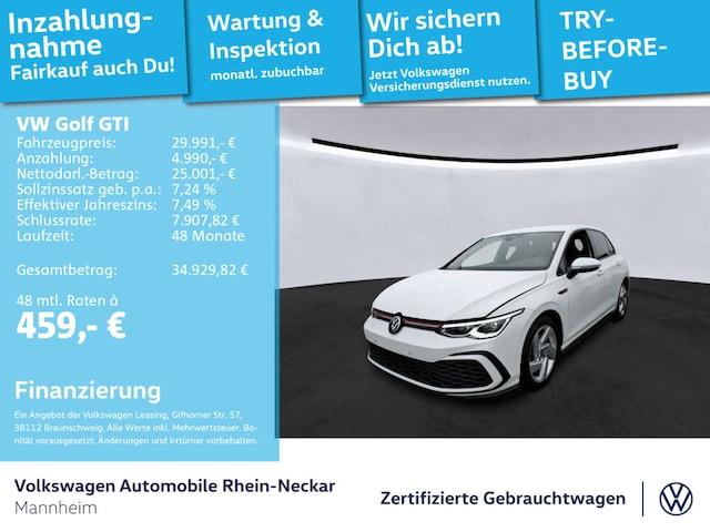 Volkswagen Golf 2.0 TSI DSG GTI Golf VIII Plus