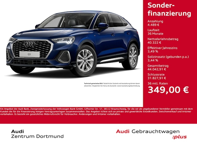 Audi Q3 35 TFSI S-Line S-Tronic Sportback