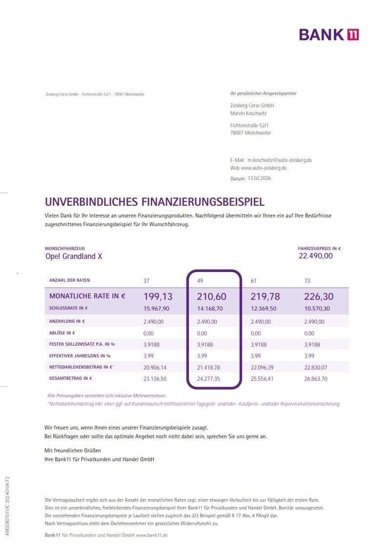 Opel Grandland X Ultimate