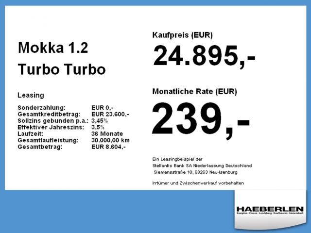 Opel Mokka 1.2 Turbo Turbo