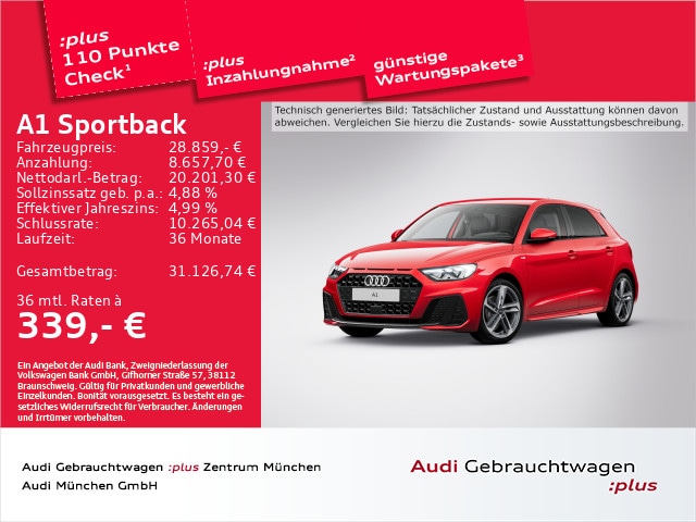 Audi A1 30 TFSI S-Line Sportback