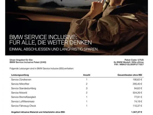 BMW 330 330e M-Sport Touring xDrive