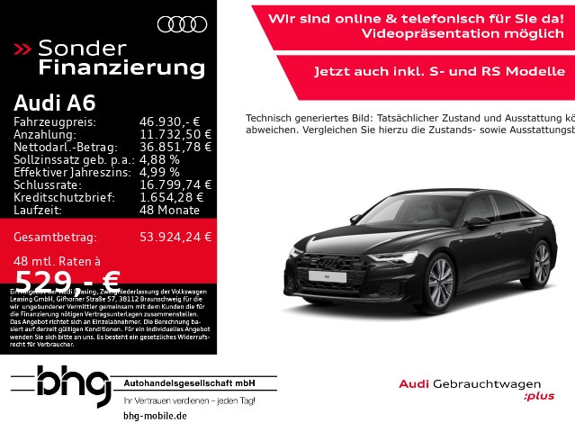Audi A6 45 TFSI Quattro S-Line S-Tronic Sedan