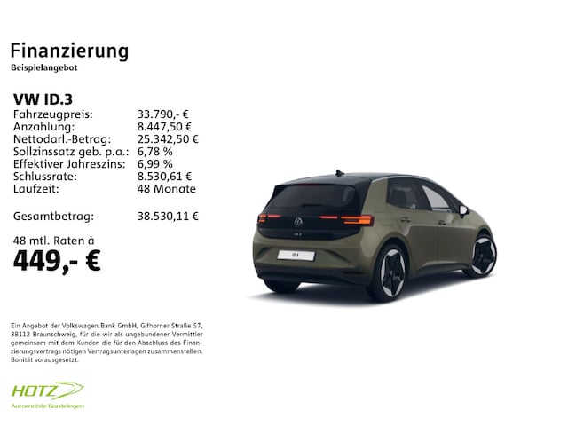 Volkswagen ID.3 150 kW Performance Pro