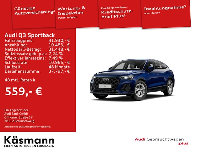 Audi Q3 35 TFSI Sportback