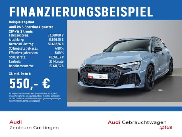 Audi RS3 Quattro S-Tronic Sportback