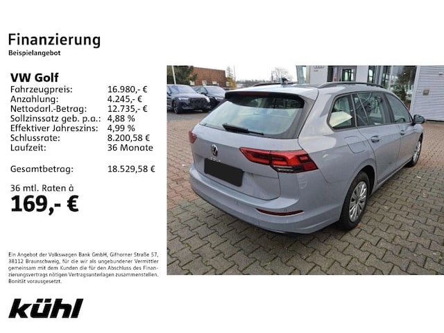 Volkswagen Golf 1.0 TSI Golf VIII Variant