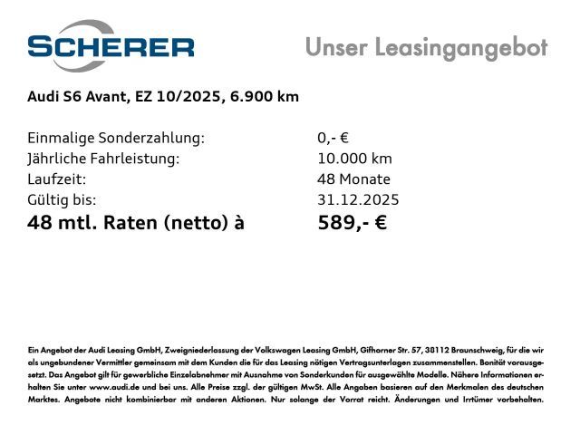 Audi S6 TDI AHK SHZ KAMERA TEILLEDER