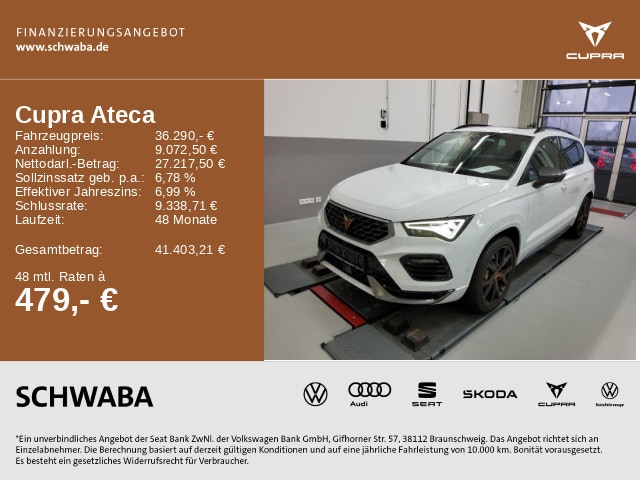 Cupra Ateca 2.0 TSI 4Drive DSG