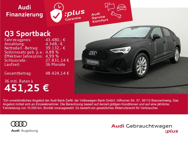 Audi Q3 35 TFSI S-Line S-Tronic Sportback
