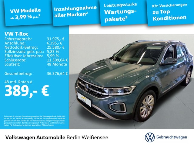 Volkswagen T-Roc 2.0 TDI 4Motion Style
