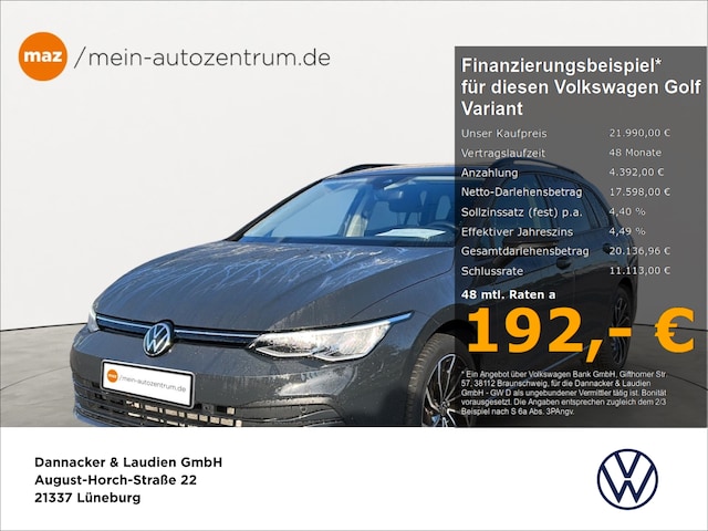 Volkswagen Golf 2.0 TDI Golf VIII Life Variant