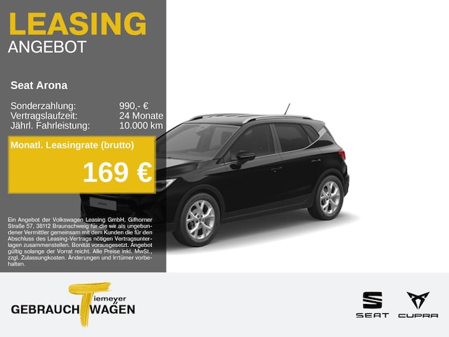 Seat Arona 1.5 TSI DSG FR-lijn
