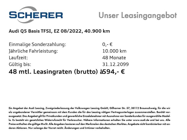 Audi Q5 40 TFSI Quattro S-Tronic