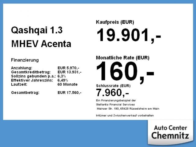 Nissan Qashqai Acenta