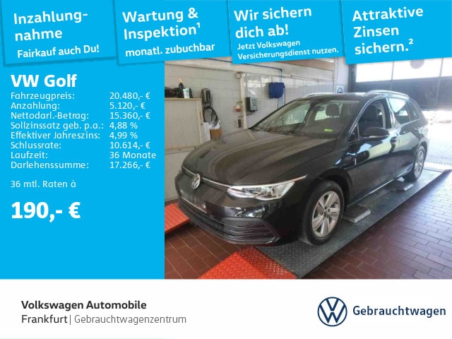 Volkswagen Golf DSG Golf VIII Life Variant