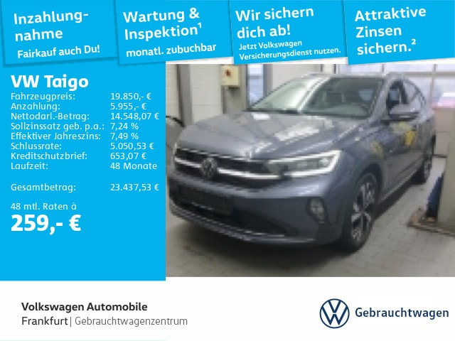 Volkswagen Taigo 1.0 TSI DSG IQ.Drive Style