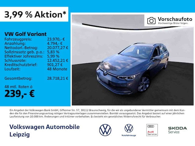 Volkswagen Golf 1.5 TSI Golf VIII Style Variant