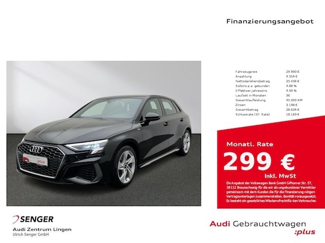 Audi A3 35 TFSI S-Line S-Tronic Sportback