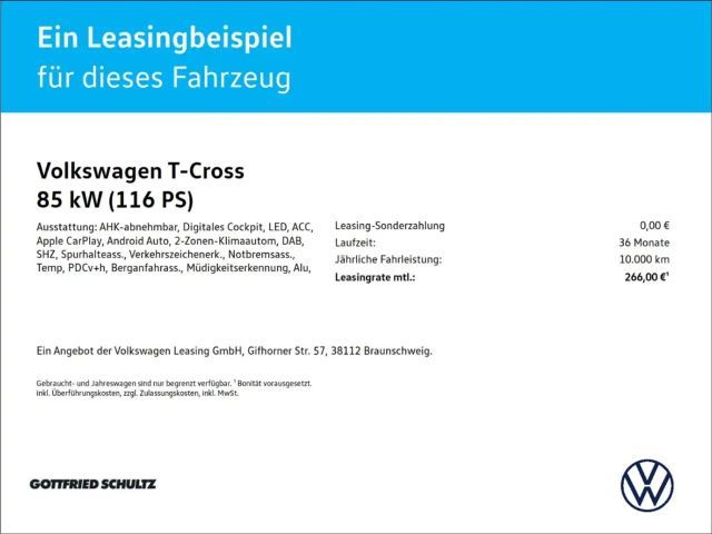 Volkswagen T-Cross 1.0 TSI IQ.Drive