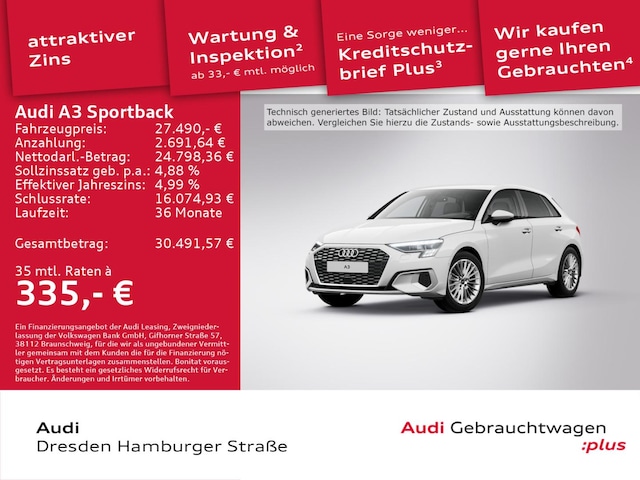 Audi A3 35 TFSI S-Tronic Sportback