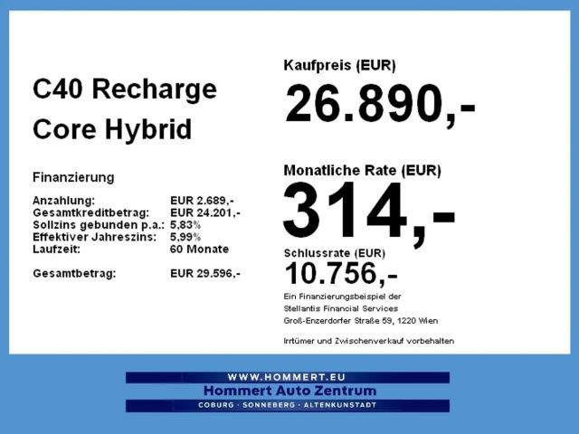 Volvo C40 Core Recharge