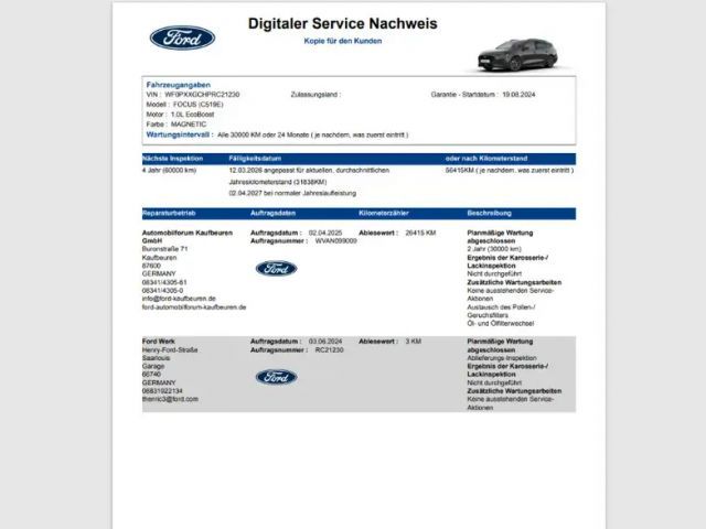 Ford Focus ST Line Wagon