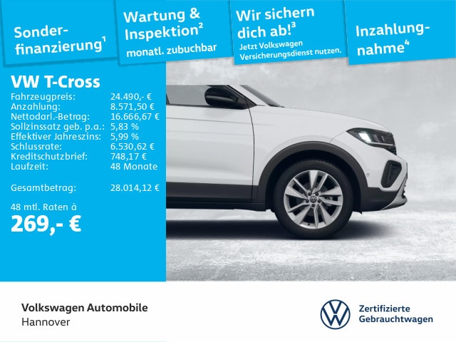 Volkswagen T-Cross 1.0 TSI DSG
