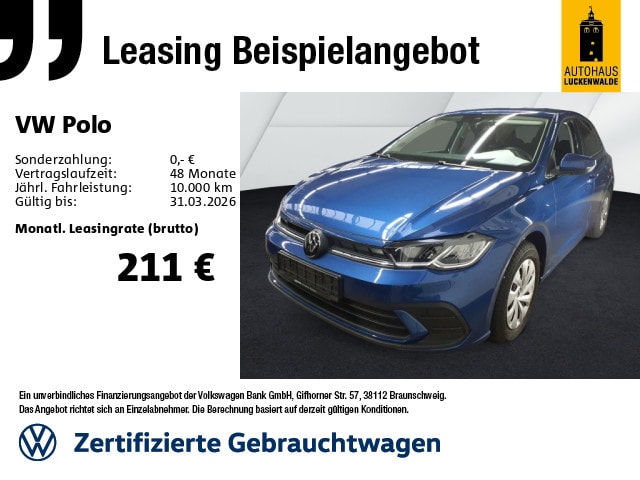 Volkswagen Polo 1.0 TSI Life