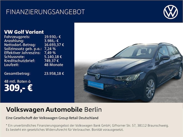 Volkswagen Golf 2.0 TDI Golf VIII Life Variant