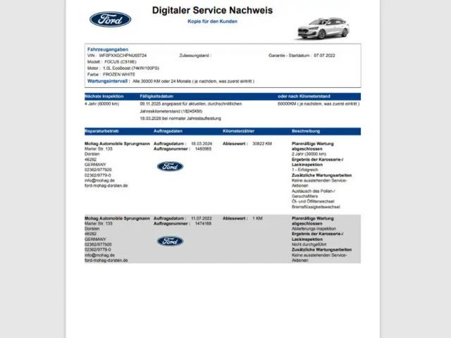 Ford Focus Cool & Connect Wagon