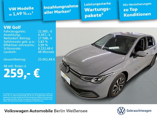 Volkswagen Golf 1.5 TSI Golf VIII