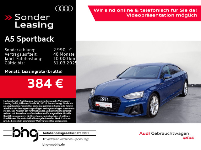 Audi A5 35 TFSI S-Line S-Tronic Sportback