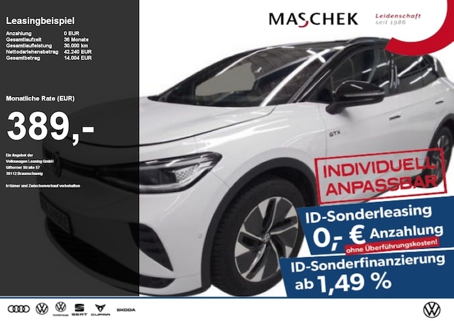 Volkswagen ID.4 Sonderleasing! AHK Pano HUD Harman Matrix
