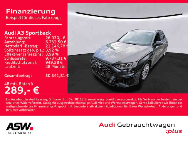 Audi A3 30 TFSI S-Line S-Tronic Sportback