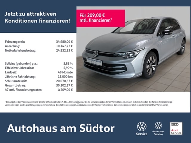 Volkswagen Golf 1.5 eTSI DSG Golf VIII