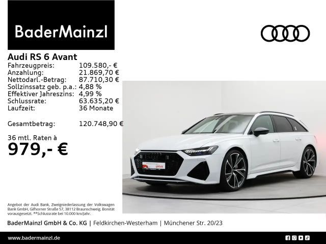 Audi RS6 AHK Matrix HUD Keramik Pano 305km/h
