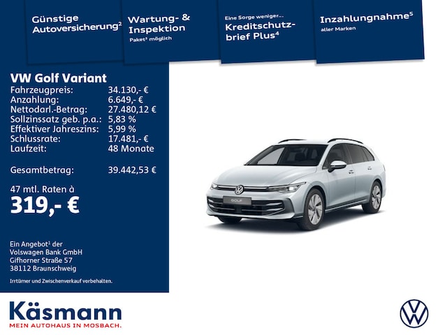Volkswagen Golf 1.5 eTSI Style Variant