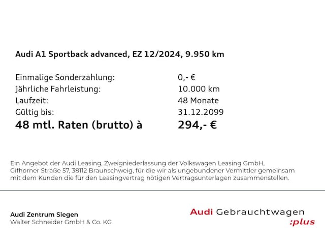 Audi A1 25 TFSI S-Tronic Sportback