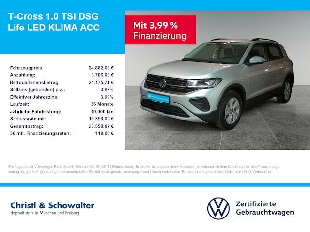 Volkswagen T-Cross 1.0 TSI DSG