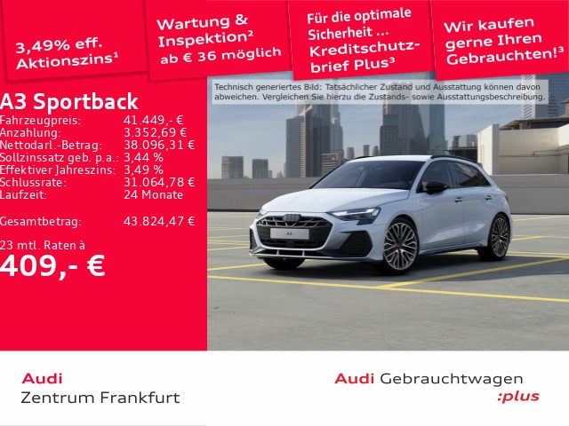Audi A3 35 TFSI S-Line S-Tronic Sportback