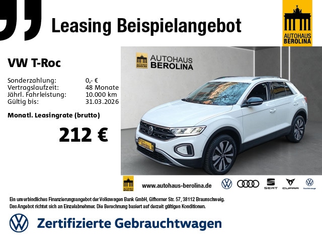 Volkswagen T-Roc 1.0 TSI