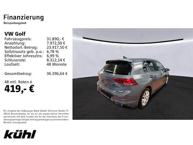 Volkswagen Golf 2.0 TSI DSG Golf VIII R-Line